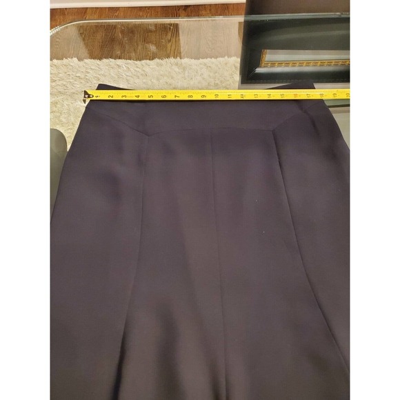 Jones Wear Women's Solid Blue 100% Polyester Straight Pleated Mini Skirt Size 14 - Picture 9 of 11